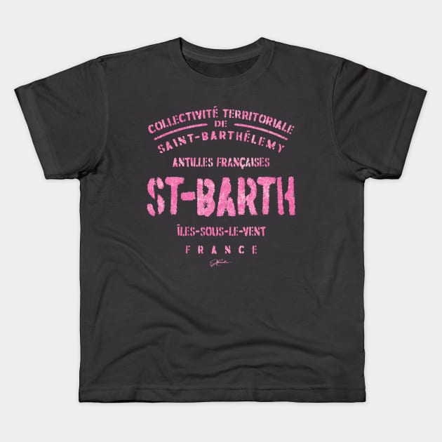 St. Barth, French Antilles Kids T-Shirt by jcombs